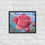 Thumbnail: Framed Fine Art Print, Single Pink Rose, Floral Wall Art