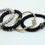 Thumbnail: Black Beaded Bracelets for Women Jewelry Boho Beaded 4 Stacked Set