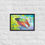 Thumbnail: Framed Fine Art Print, Rainbow Beta Fish, Fish Wall Art