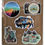 Thumbnail: Travel Fridge Magnets – RV Vacation Decor – Road Trip Kitchen Ma