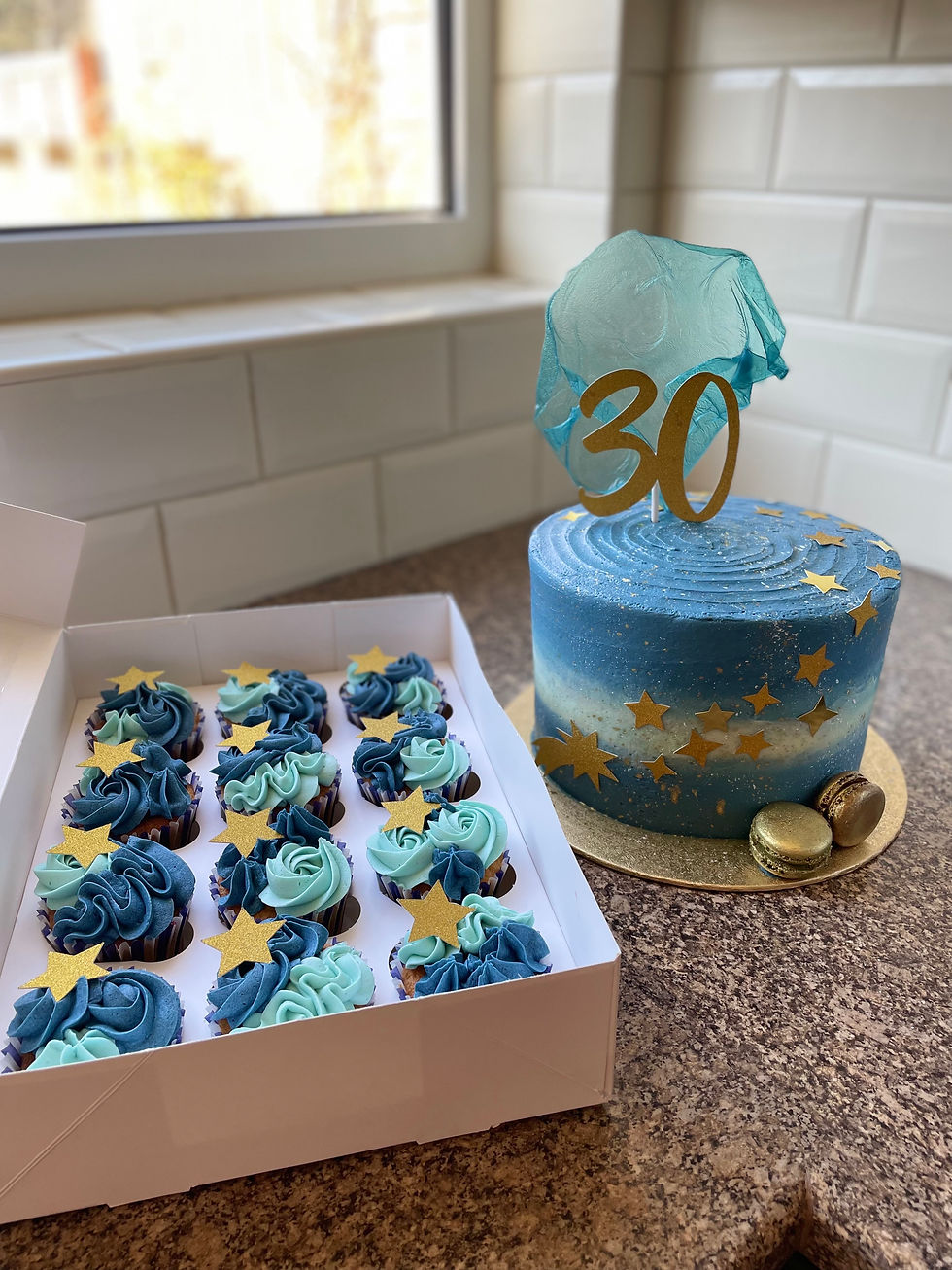 Blue Star Cake