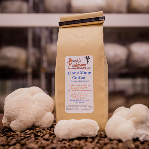 Lion's Mane Coffee Regular or Decaf Dunk’s Mushrooms