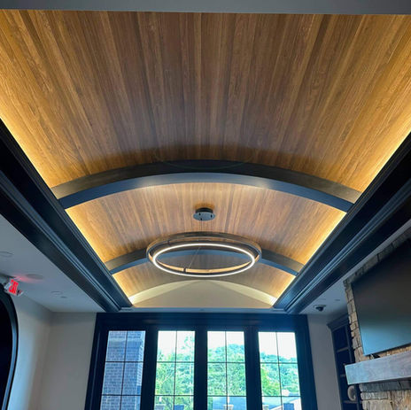 commercial build ceiling detail