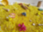 Nature play station for sensory play and child development