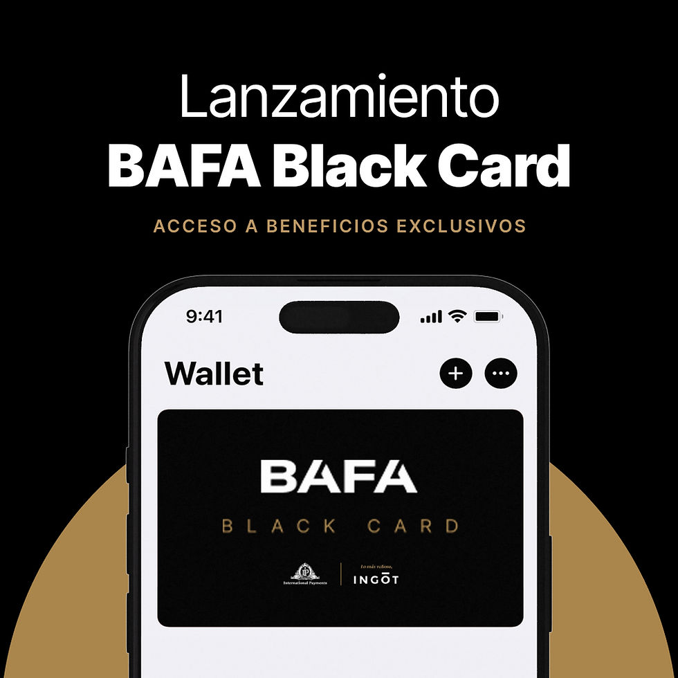 Lanzamiento BAFA Black Card