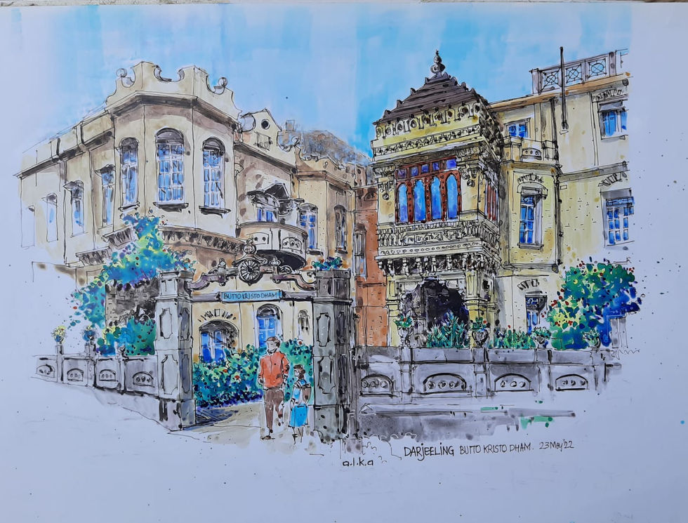Sketch @ Sikkim Darjiling