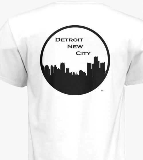 Thumbnail: Detroit New City Gradient Skyline T-Shirt