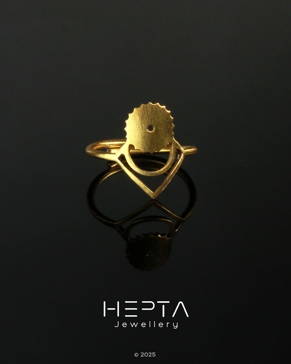 Parthenon columns ring by Hepta Jewellery and Stefanos Papadatos