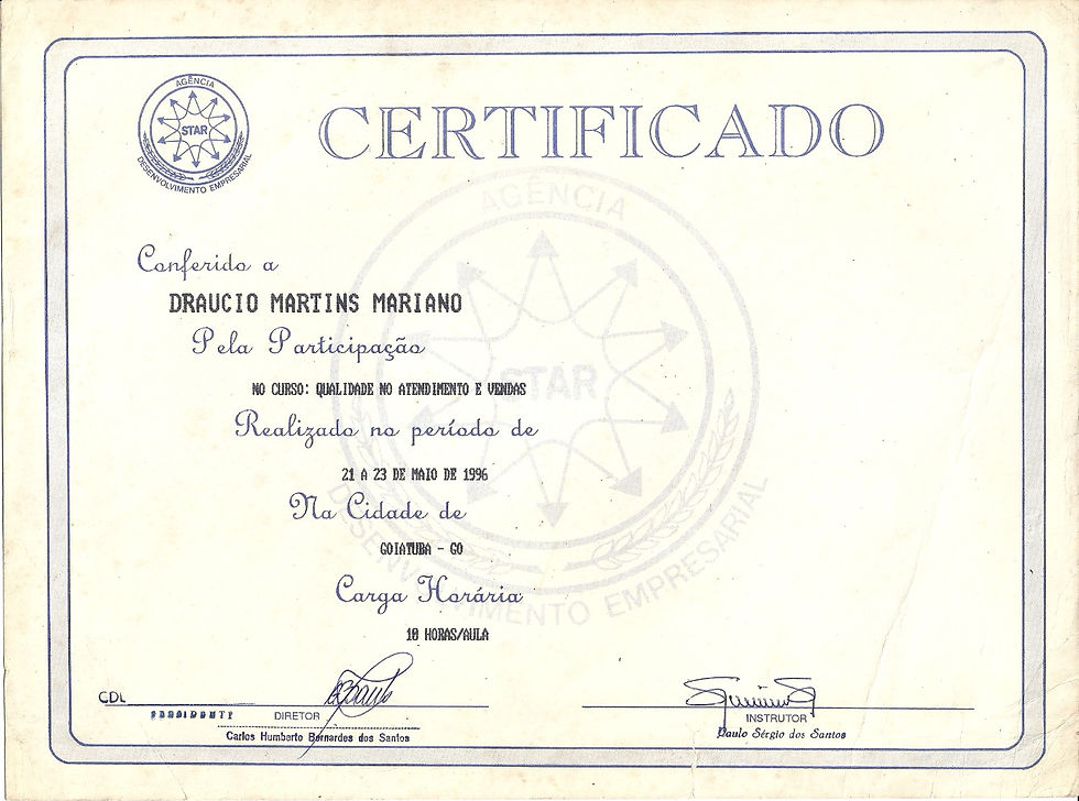 CURSO QUALIDADE EM ATENDIMENTO E VEN