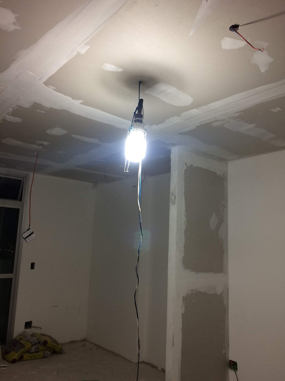 Instalação de forro teto drywall