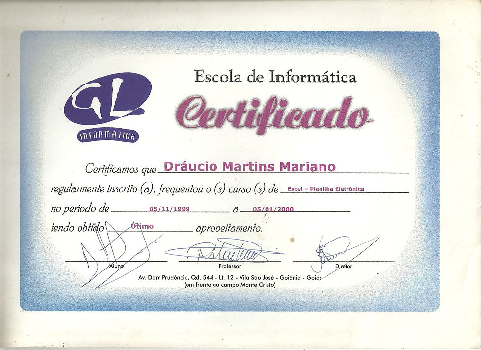 CURSO EXCEL AVANÇADO