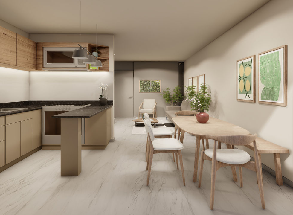Accanta casas nuevas  en venta  modelo AVANTI alto cocina  comedor sala