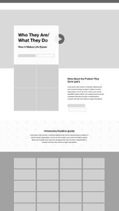 Body Balance Wireframes