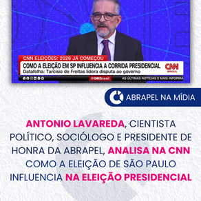 Antonio Lavareda, presidente de honra da ABRAPEL, analisa na CNN como a eleição de São Paulo influencia na eleição presidencial.