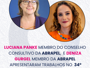 Integrantes da ABRAPEL participaram do 34º Encontro da Compós, entre 10 e 13 de junho em Curitiba.