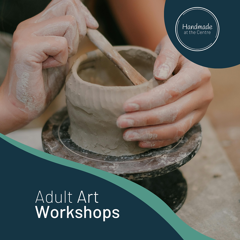 HANDMADE AT THE CENTRE | Ceramics Handbuilding Bowl Workshop