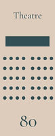 Theatre seating setup 80 pax