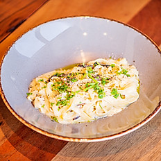 Truffle Alfredo fettuccine
