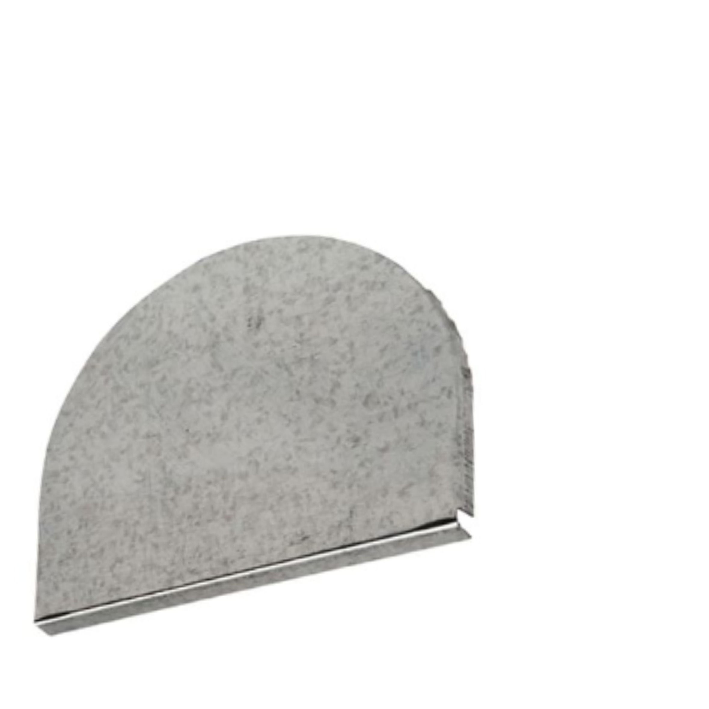 Tampa da Cabeceira da Calha Platibanda Corte 33 Galvanizado