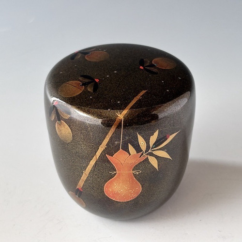 茶道具　蛍蒔絵　大棗　竹内幸斎　共箱　ホタル　夏　薄茶　茶会　茶器　稽古　漆器 file.jpg
