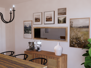 Modélisation 3D d’une cuisine rénovée, visualisation réaliste du design et de l’aménagement avant les travaux.