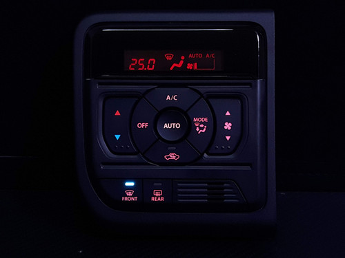 MK32S MK42S スペカス　エアコンスイッチLED打ち替え品　6色可⭐️ スペーシア MK94S エアコンスイッチパネル LED打ち替え品 | LED工房