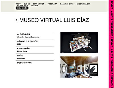 seleccionado, madrid, españa, torus, recorrido virtual, museo virtual, luis diaz, alejandro biguria