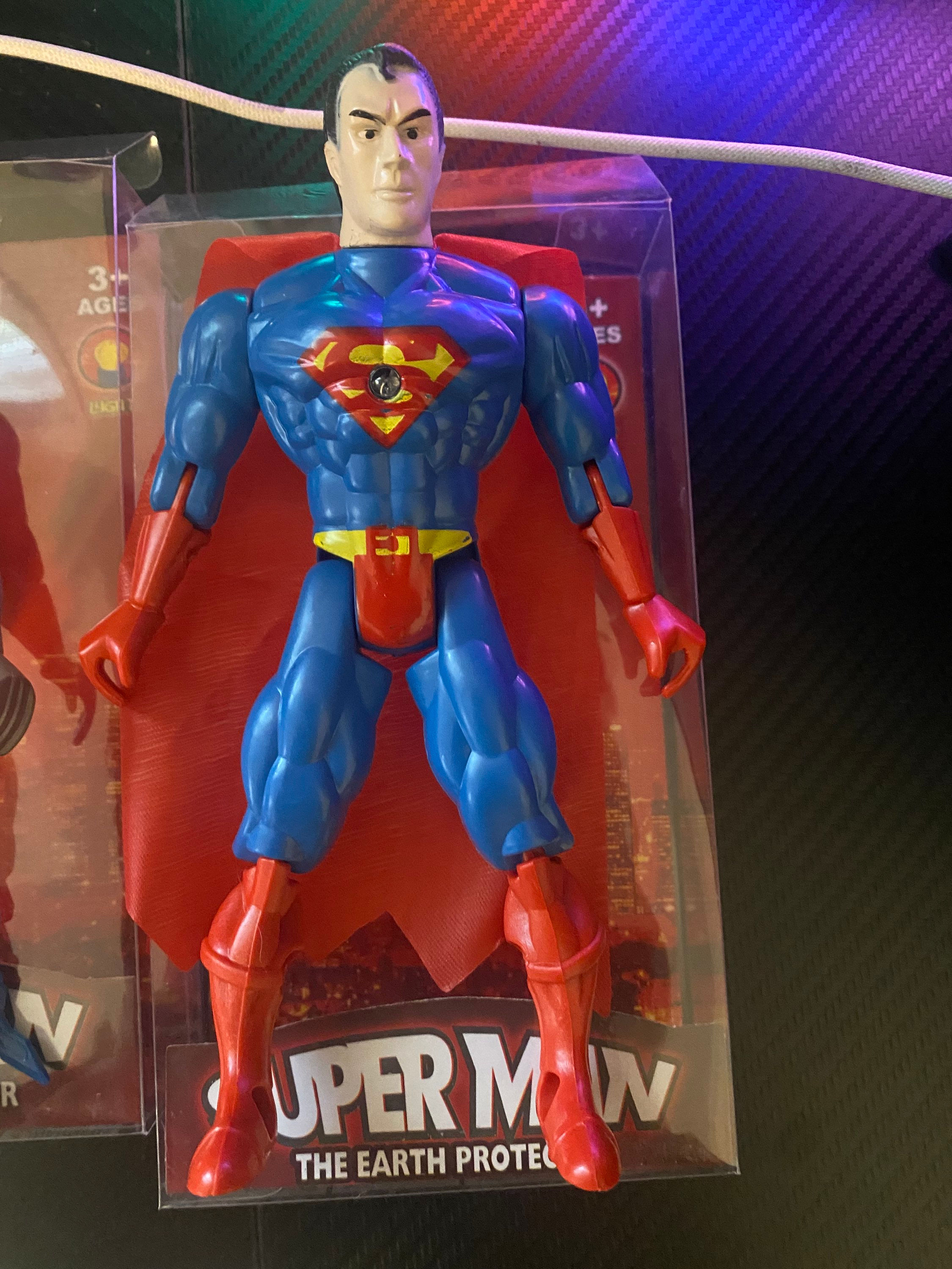 Light up Superman action figure 