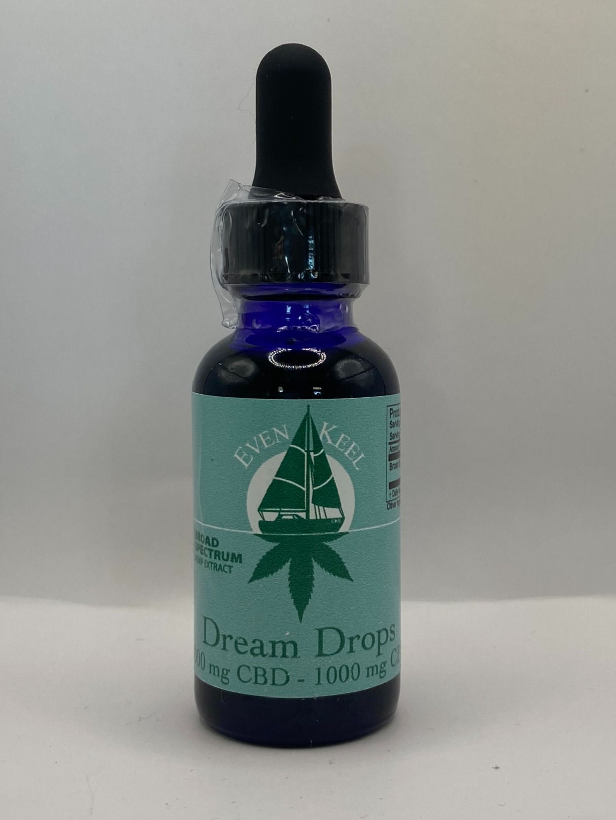 Even Keel Dream Drops 1000mg CBD - 1000mg CBN mix