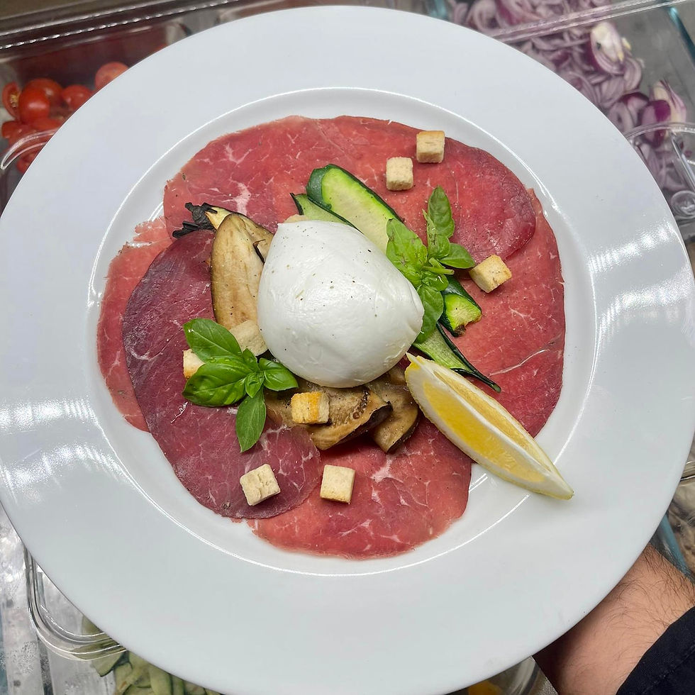 Arranged Food and Objects