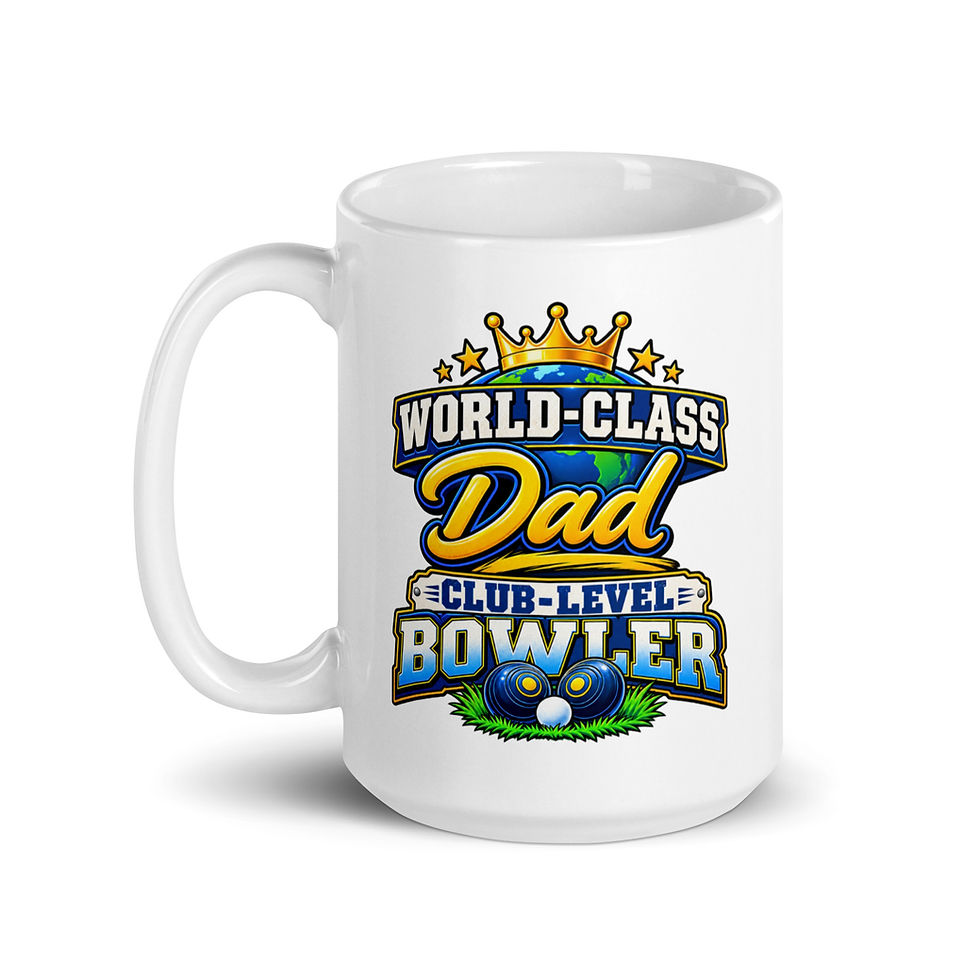 Thumbnail: World-Class Dad. Club-Level Bowler - Lawn Bowls Mug