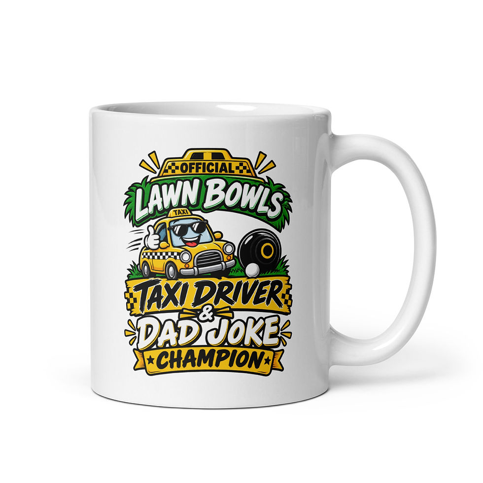 Thumbnail: Official Lawn Bowls Taxi Driver & Dad Joke Champion - Lawn Bowls Mug