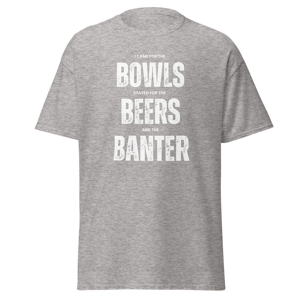 Thumbnail: I Came For The Bowls Stayed For The Beers - Funny Beer T-Shirts Unisex Sport Grey Classic Tee