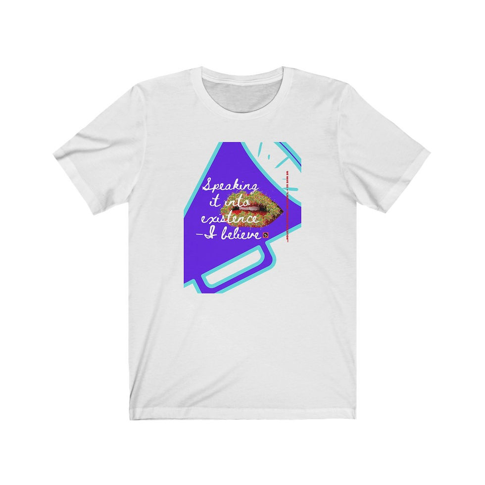 Thumbnail: Speaking it into existence Tee Black