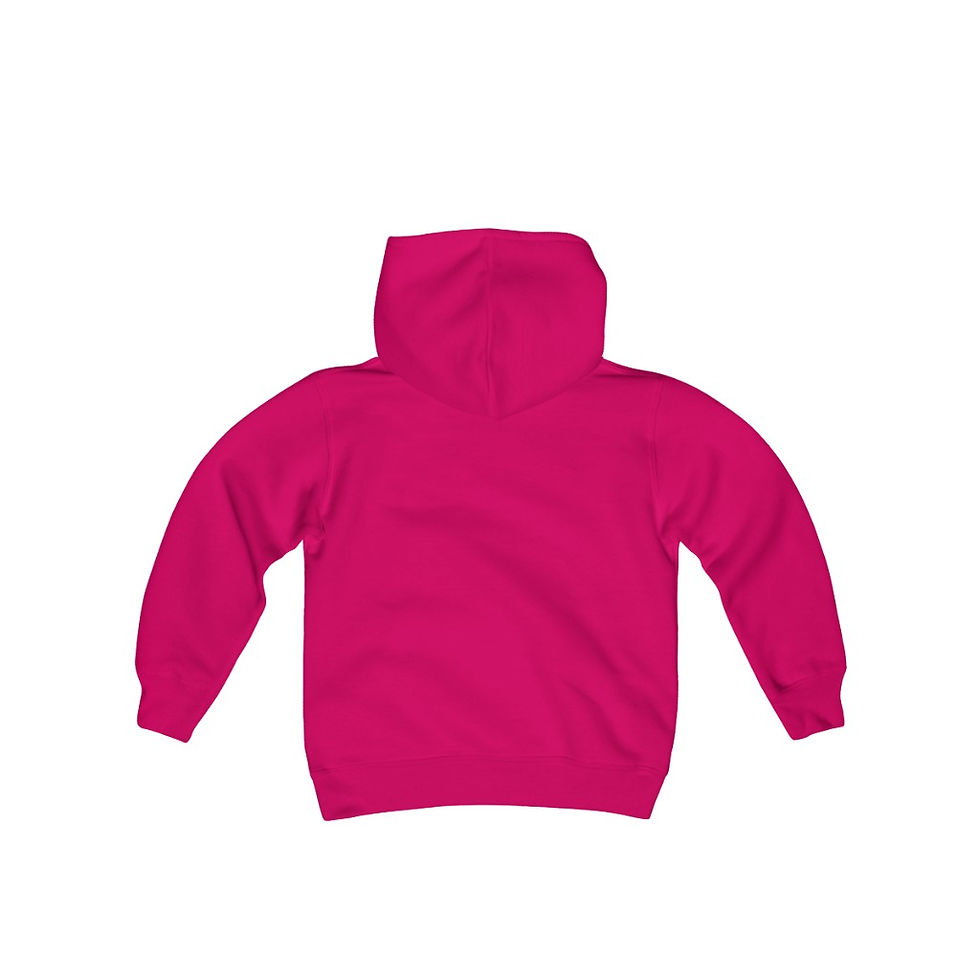 Thumbnail: WHU Distorted Logo Hoodie Youth Heliconia-Pink