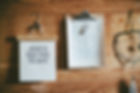 Hanging Typography Posters