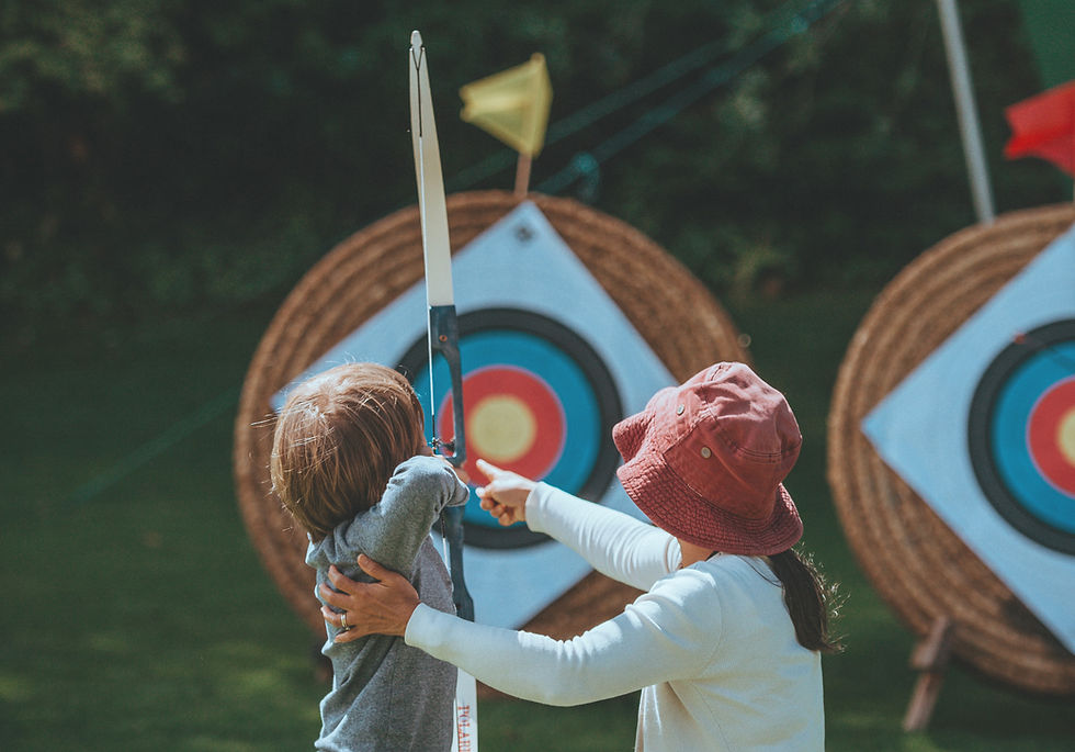 Archery Lesson Outdoors