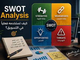 SWOT Analysis: كيف تستخدمه فعليًا في التسويق؟ من 4 مربعات إلى قرارات استراتيجية