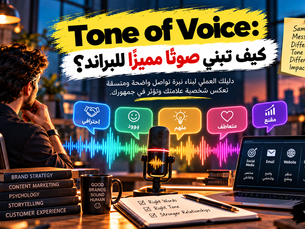 Tone of Voice: كيف تبني صوتًا مميزًا للبراند؟ الدليل الشامل لصناعة صوت العلامة التجارية ونبرة تواصل يتذكرها العملاء