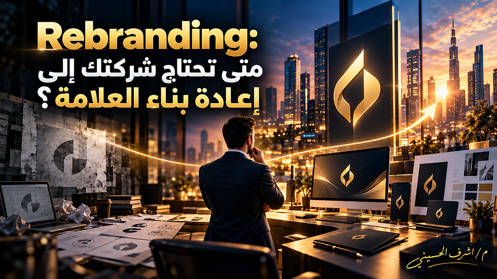 Rebranding: متى تحتاج شركتك إلى إعادة بناء العلامة التجارية؟ الدليل الشامل لاتخاذ قرار إعادة البراند وتنفيذه دون خسارة هويتك وعملائك