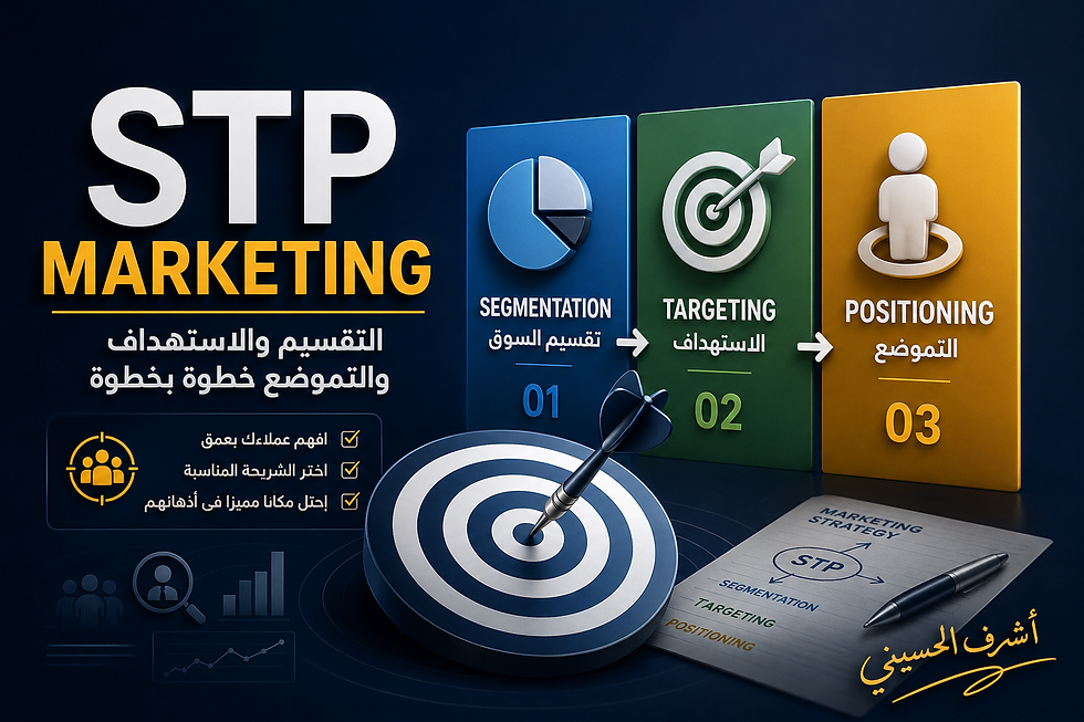 STP Marketing: التقسيم والاستهداف والتموضع خطوة بخطوة