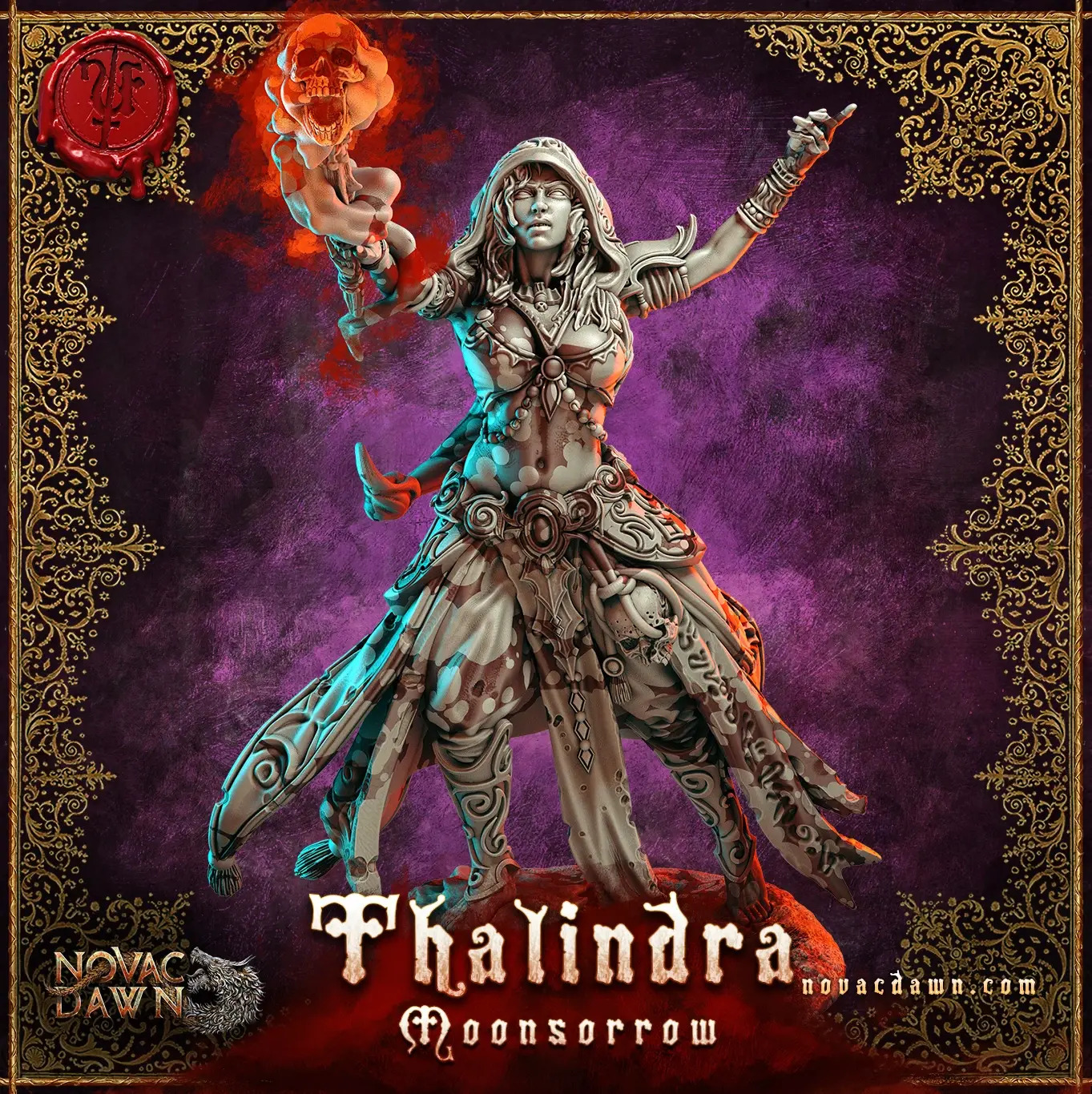 Thalindra Moonsorrow - 32mm Hero Female Character