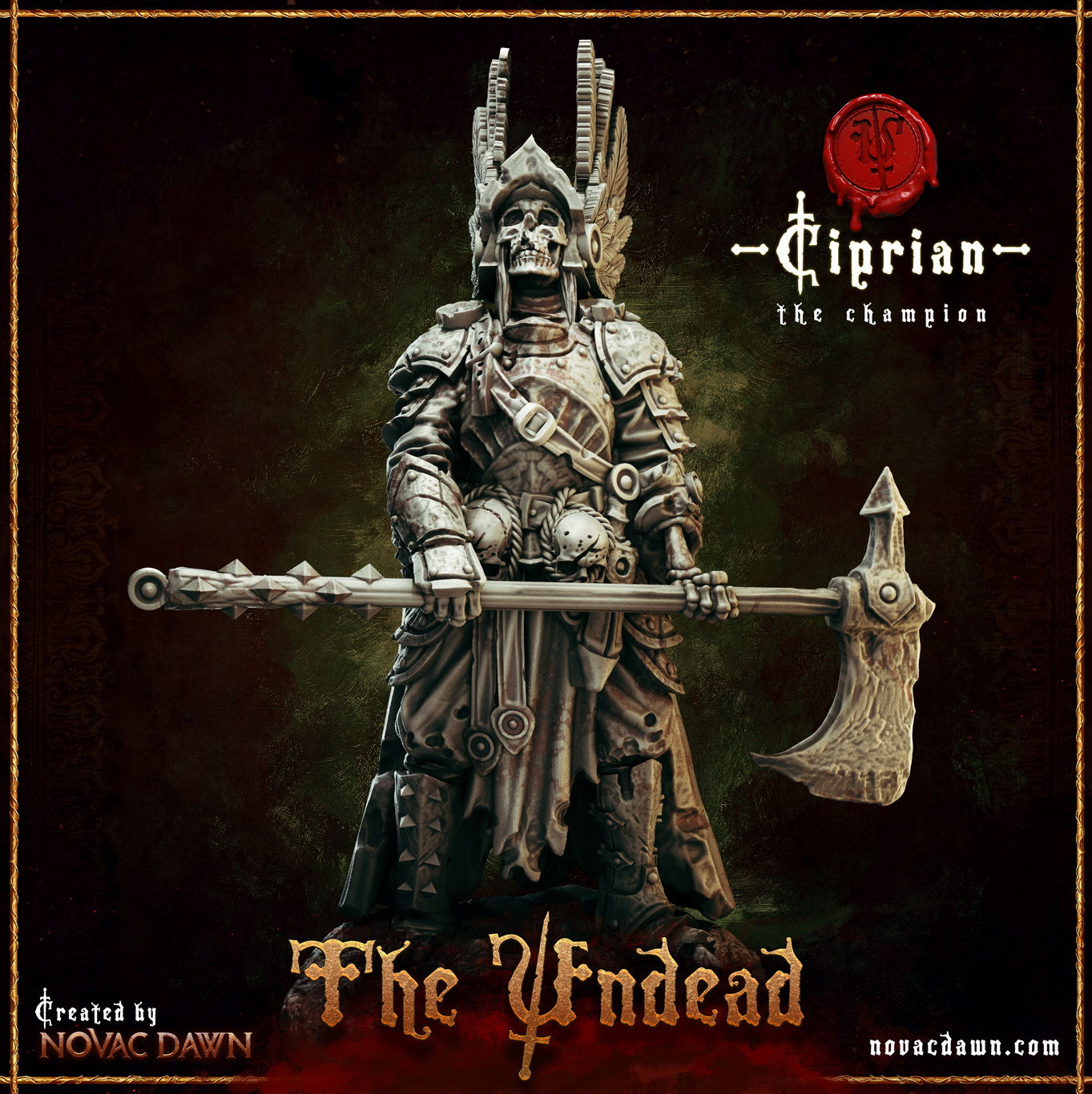 The Undead - Ciprian - The Champion
STL Model for 3D Printing
Main Image Render