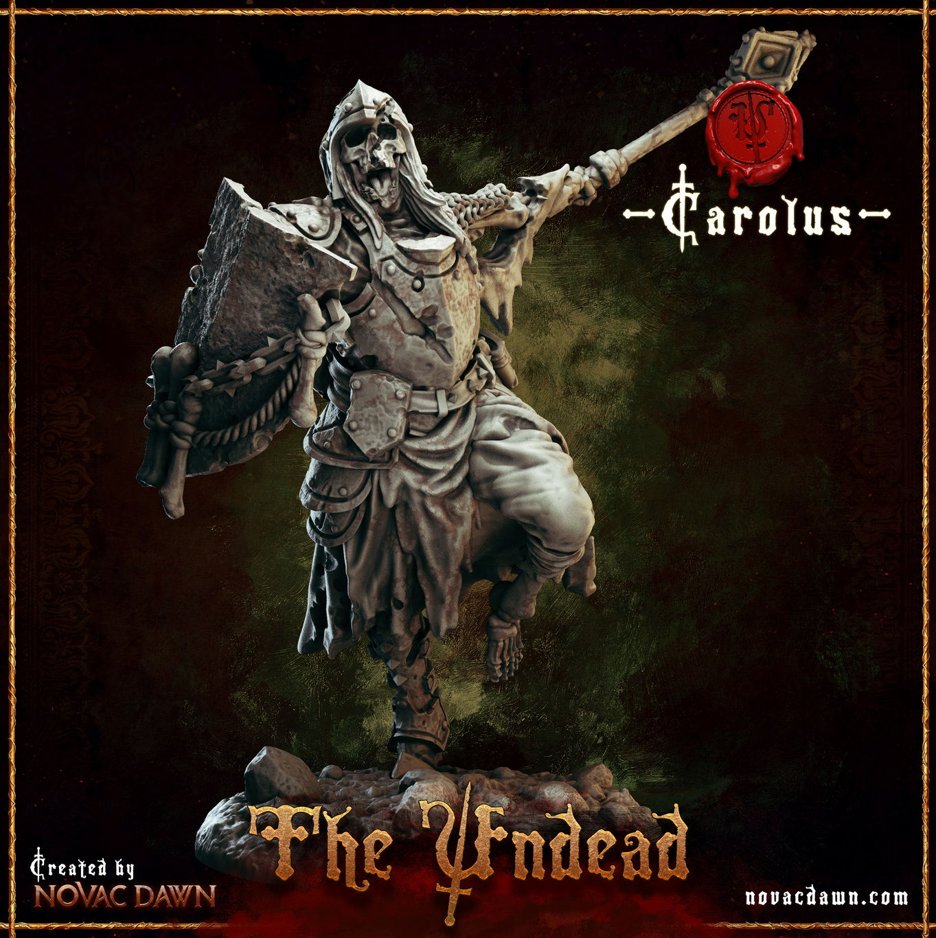 The Undead - Carolus -
STL Model for 3D Printing
Main Image Render