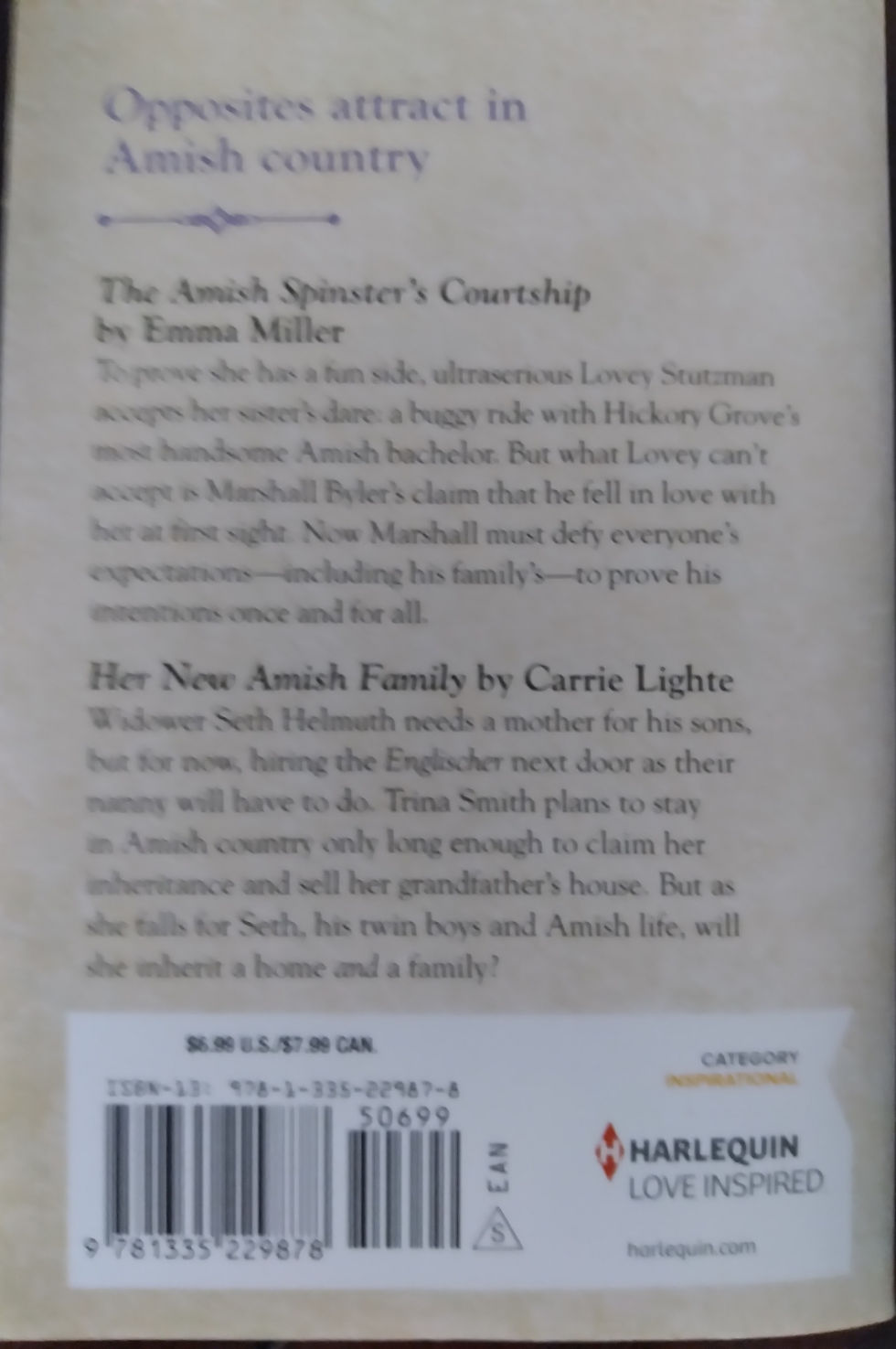 Thumbnail: The Amish Spinster's Courtship & Her New Amish Family