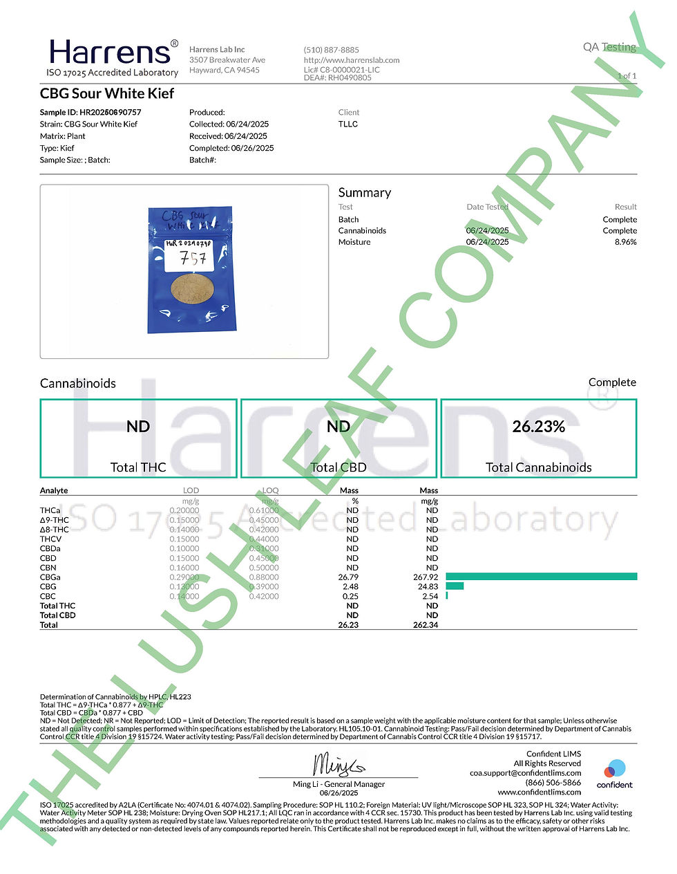 Thumbnail: Bulk Premium CBG Kief~25-30% (1oz, 1/2lb, 1lb)