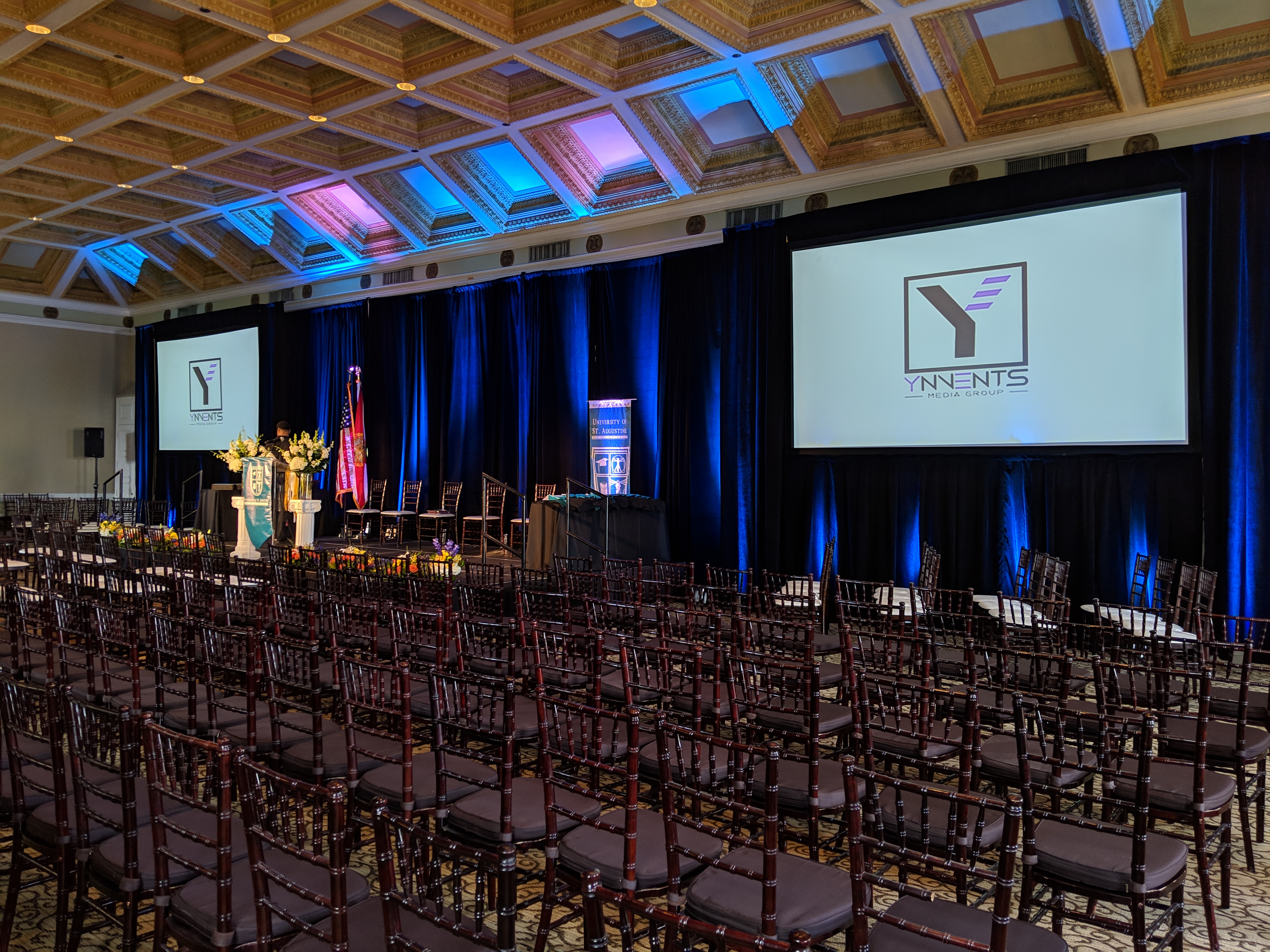 Event lighting design and staging