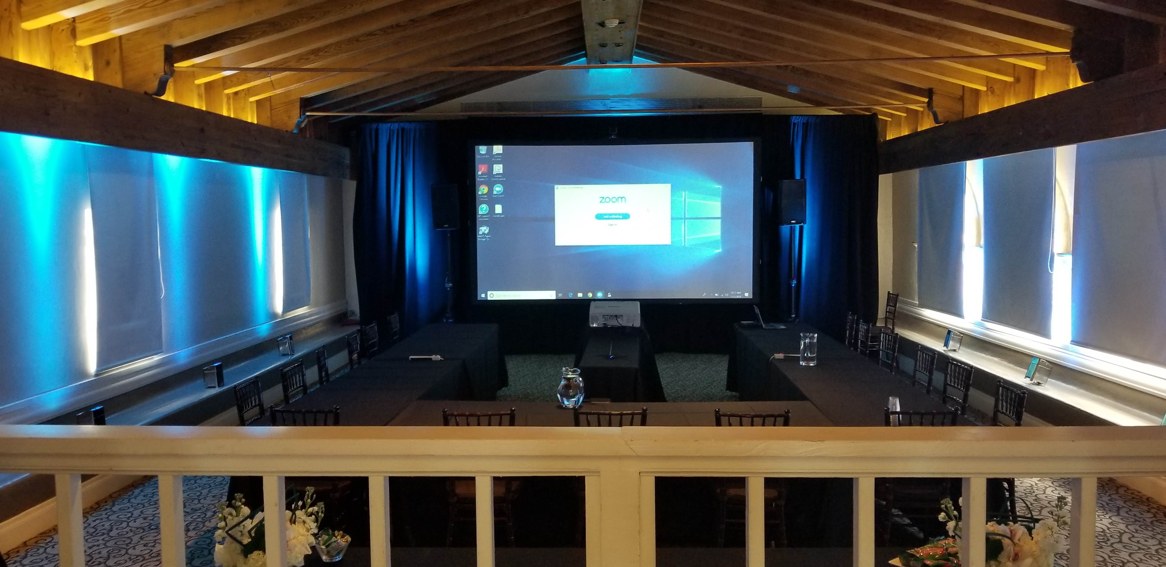 Corporate general session staging