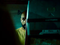 A production still of Bari Kang in the movie Itch! He stars as Jay.