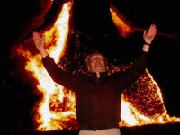 An image from the documentary Children of the Wicker Man
